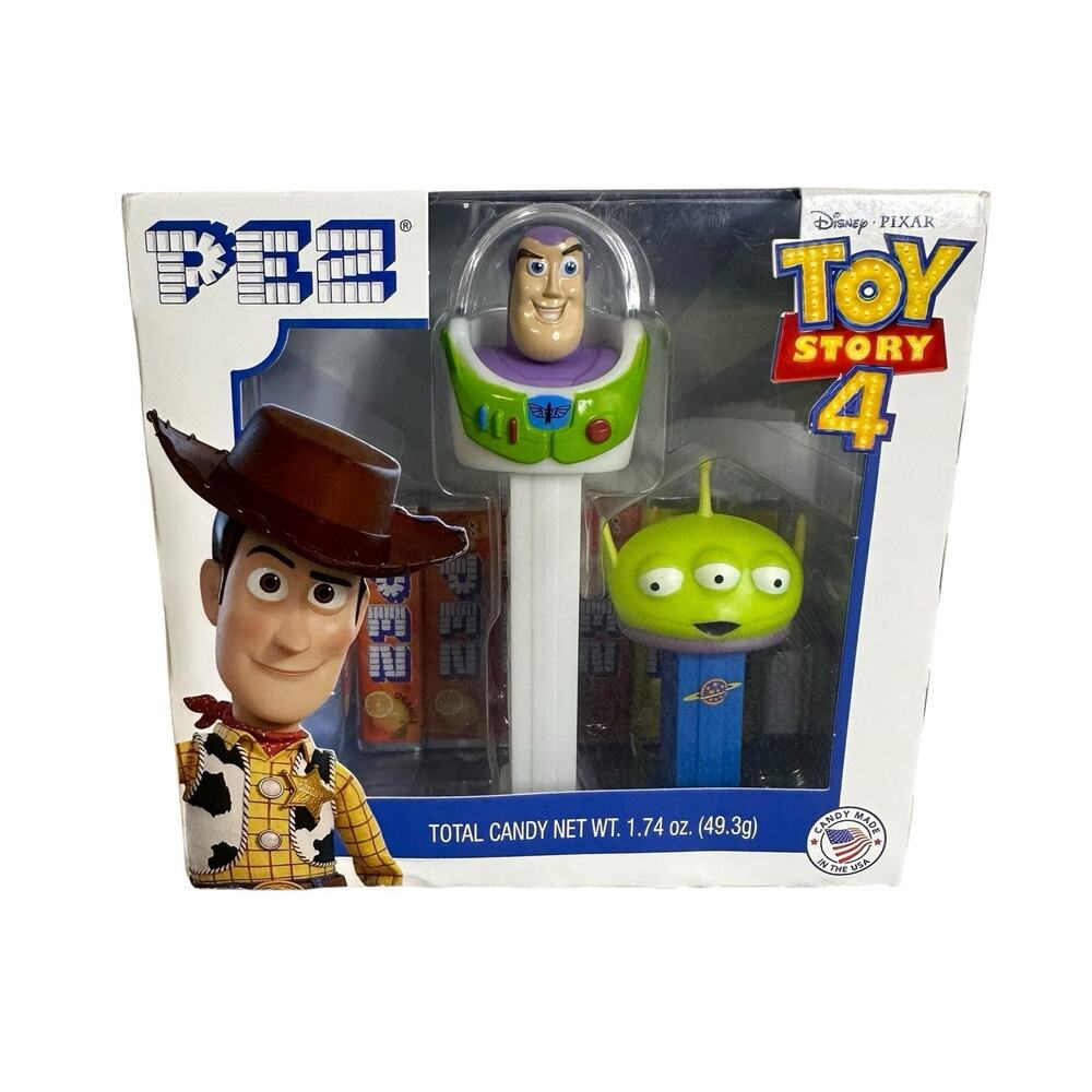 PEZ Candy Dispenser Disney Toy Story 4 Gift Set Buzz and Alien New